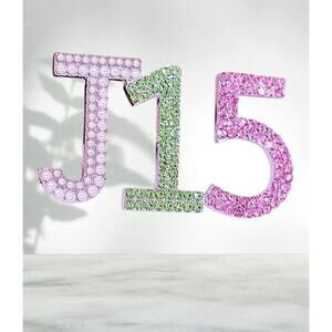 AKA Alpha Kappa Alpha Brooch Pink & Green J15 Pin